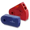 Faber-Castell Spitzer Doppelspitzdose Sleeve rot/blau 12 Podgląd zdjęcia produktu 2