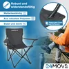 24MOVE® Campingstuhl Faltstuhl, 2er Set, schwarz, mit Produktbild-Vorschau 18