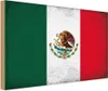 vianmo Holzschild 30x40 cm Mexiko Mexico Flagge Fahne Produktbild-Vorschau 1