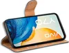 A flip case for a smartphone, showing the phone screen with branding. Náhled obrázku produktu