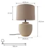 Lindby Tischleuchte Thalassia, beige, Ø 30 cm, Keramik Produktbild-Vorschau 5