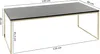 WOHNLING Couchtisch 120x45x60 cm Metall Holz Sofatisch Produktbild-Vorschau 7