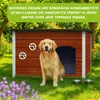 Outentin Hundehütte Outdoor Winterfest für Große Hunde – Produktbild-Vorschau 6