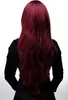 WIG ME UP Lange natürliche Damen Perücke Rot Granatrot Produktbild-Vorschau 4