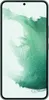 A smartphone with a green abstract design on its screen. Voir les images du produit