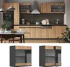 Armoire en verre Vicco R-Line Chêne de force doré 60cm Voir les images du produit 2