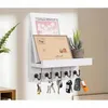 Porte-clés avec tablette, porte-clés en bois avec 5 Voir les images du produit 3