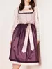 Dirndl Abriana 70cm Länge flieder 36 Produktbild-Vorschau 5