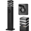 MasterLED Außenleuchte E27 IP54 mit Steckdose 60cm Schwarz Produktbild-Vorschau 1