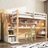 Merax Etagenbett 90x200cm mit Treppe, Hochbett mit Produktbild-Vorschau 1