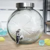 Glasbehälter mit Zapfhahn für Getränke, Limonade, Zitrone, Produktbild-Vorschau 4