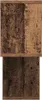 vidaXL Wandregal mit Regal Wandmontiert Braun Holzwerkstoff Produktbild-Vorschau 6