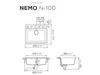SCHOCK Spüle NEMO N-100 in NERO Produktbild-Vorschau 9