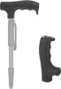 Plastique Noir Monopode Poignée Grip Trekking Tiges Voir les images du produit 3