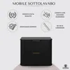 RODAN | Mobile da bagno - 60 CM - Nero opaco - MDF - 2 Anteprima dell’immagine prodotto 3