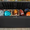 Gartenbox 270L Auflagenbox in Rattan-Optik, graphit, Produktbild-Vorschau 2