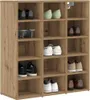vidaXL Armadio per scarpe, 77,5 x 30 x 83,5 cm, materiale Anteprima dell’immagine prodotto 3
