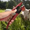 Szczypce do kolczyków dla zwierząt hodowlanych, czerwone, Podgląd zdjęcia produktu 1