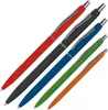 5 Kugelschreiber / aus Metall / gummiert / 5 verschiedene Produktbild-Vorschau 1