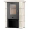 Kachelofen ELDUR Cappuccino 6kW – freistehend, Keramik, ECO Produktbild-Vorschau 5