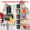Fur KitchenAid 5KSMVSA SET Gemüseschneider mit 5 Trommeln Produktbild-Vorschau 2
