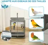 Cage de transport en acier pour perroquets, cage š€ oiseaux Voir les images du produit 9