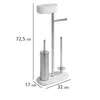 WENKO WC-Garnitur Rivazza weiß Metall Produktbild-Vorschau 12