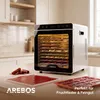 AREBOS Dörrautomat 800W 29L mit 12 Edelstahlgittern, Produktbild-Vorschau 9