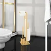 WENKO zestaw WC wolnostojący Mod. Rivalta Gold, stal Podgląd zdjęcia produktu 5