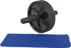 A black ab roller and a blue mat are shown against a white background. Náhľad obrázku produktu