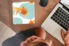 MuchoWow® Mauspad Mousepad Goldfisch - Tiere - Seifenblase Produktbild-Vorschau 4