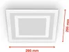 Telefunken FRAMELIGHT LED Panel RGB Framelight 29x29cm Produktbild-Vorschau 6