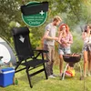 ELONEO Chaise de camping pliante avec repose-jambes Voir les images du produit 7