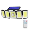 5 panelová otočná 300 LED- ová solárna lampa Náhľad obrázku produktu 1