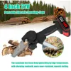 21V 4 Zoll Elektro-Kettensäge und 25mm Akku Astschere Produktbild-Vorschau 2