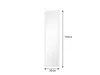 A full-length mirror with dimensions indicated. Produktbild-Vorschau