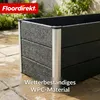Floordirekt Hochbeet Paros WPC Garten Hochbeet anthrazit Produktbild-Vorschau 4