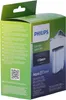 The image shows the side and top of a product box for a Philips Saeco Aqua Clean water filter. The box has branding and text in multiple languages. A picture of the water filter itself is also visible on the side of the box. Náhled obrázku produktu