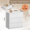 Kommode Schubladenkommode mit 3 Schubladen, Sideboard, Produktbild-Vorschau 5