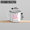 Trendation - Ich Bin So Klug KLUK Lustige Emaille Tasse mit Produktbild-Vorschau 4