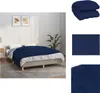 vidaXL Záťažová deka modrá 152x203 cm 11 kg látka - Deky Náhľad obrázku produktu 1