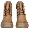 Paul Green Nubuk tan Stiefelette Braun : 41 Produktbild-Vorschau 6