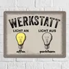 Öffnungszeiten Metallschild XL in 21x28 cm mit Spruch Produktbild-Vorschau 7