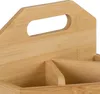 Relaxdays Stiftehalter, Bambus, drehbarer Schreibtisch Produktbild-Vorschau 9