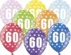 Luftballons 30cm, 60. Geburtstag, Metallic Mix (1 Packung / Produktbild-Vorschau 3