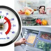 3 Stück Kühlschrank Thermometer Set Selbstklebend BRD Produktbild-Vorschau 2