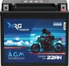 NRG AGM Motorradbatterie YTX20L-BS 22Ah 12V Produktbild-Vorschau 1