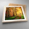 Gerahmtes Poster - Rahmen in heller Eiche - Wald Baum Natur Produktbild-Vorschau 3