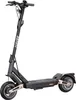 A black electric scooter is shown against a white background. Produktbild-Vorschau