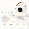 Ø24cm Camping Ventilator mit Licht, USB Campingventilator Produktbild-Vorschau 2